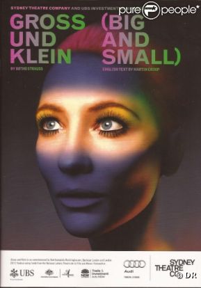 L'affiche de Grand et petit, avec Cate Blanchett - Théâtre de Sydney.