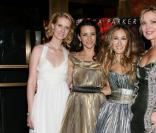 Kim Cattrall et le casting de Sex and the City lors de l'avant premiere a New York