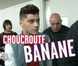 Le groupe One Direction caricaturé par Yann Barthès dans le  Petit Journal  de Canal+, le jeudi 23 février 2012.
