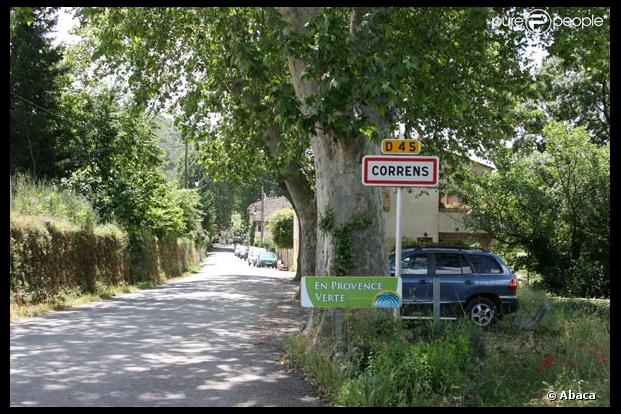 Le charmant village de Correns, tout près duquel Brangelina viennent d'emménager