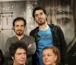 De haut en bas, et de gauche à droite : Alexandre Astier, Simon Astier, Lionnel Astier et Anne Girouard