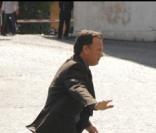 Tom Hanks sur le tournage de Anges et démons