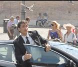 Tom Hanks sur le tournage de Anges et démons