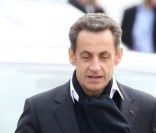 Carla Bruni et Nicolas Sarkozy, à Paris, le dimanche 15 avril 2012.