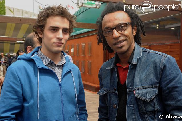 Benjamin de la Nouvelle Star et Manu Katché à Roland-Garros