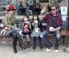 Johnny, Laeticia et les craquantes Jade et Joy à LA le 7 février 2012