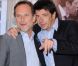 Charles Berling et Patrick Bruel  à l'avant-première du  Prénom , à Paris le 23 avril 2012.
