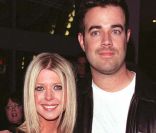 Carson Daly et Tara Reid à Los Angeles, le 9 avril 2001.