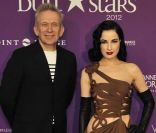 Dita Von Teese et Jean-Paul Gaultier aux Duftstars Awards à Berlin, le 4 mai 2012.