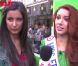 Malika Ménard et Delphine Wespiser, réunies à l'occasion d'une interview dans  Paris tout compris , sur France 3 Paris-Île de France.