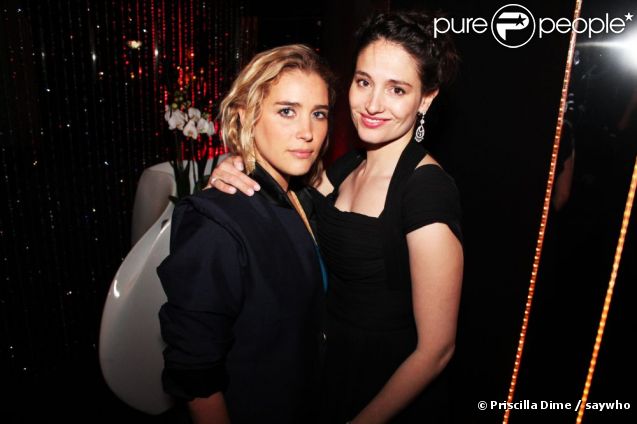 Vahina Giocante et Marie Gillain lors de la 10ème édition du Club by Albane durant le festival de Cannes le 16 mai 2012