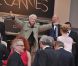 Alain Resnais en haut des marches du Palais des festivals avant la projection du film  Vous N'avez encore rien vu , le 21 mai 2012.