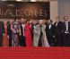 L'équipe du film  Vous N'avez encore rien vu  sur le tapis rouge du Palais des festivals avant la projection du long-métrage en compétition officielle, le 21 mai 2012.