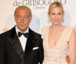 Fawaz Gruosi et Kelly Rutherford lors de la soirée Glam Extravaganza de de Grisogono à l\'hôtel du Cap Eden Roc. Antibes, le 23 mai 2012.