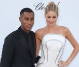 Sunnery James et sa femme Doutzen Kroes à l\'hôtel du Cap Eden Roc pour le gala de l\'amfAR. Antibes, le 24 mai 2012.