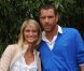 Sylvain Armand et sa femme lors de la 6e journée dans le village de Roland-Garros le 1er juin 2012 à Paris