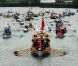 Image de la parade fluviale sur la Tamise pour le jubilé de diamant de la reine Elizabeth II, le 3 juin 2012.