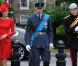 Elizabeth II avait réuni autour d'elle sur la barge royale Spirit of Chartwell le duc d'Edimbourg, le prince Charles et Camilla Parker Bowles, le prince William et Catherine, duchesse de Cambridge (Kate Middleton), et le prince Harry, pour la parade fluviale sur la Tamise du jubilé de diamant, le 3 juin 2012.