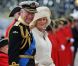 Elizabeth II avait réuni autour d'elle sur la barge royale Spirit of Chartwell le duc d'Edimbourg, le prince Charles et Camilla Parker Bowles, le prince William et Catherine, duchesse de Cambridge (Kate Middleton), et le prince Harry, pour la parade fluviale sur la Tamise du jubilé de diamant, le 3 juin 2012.