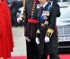 Elizabeth II avait réuni autour d'elle sur la barge royale Spirit of Chartwell le duc d'Edimbourg, le prince Charles et Camilla Parker Bowles, le prince William et Catherine, duchesse de Cambridge (Kate Middleton), et le prince Harry, pour la parade fluviale sur la Tamise du jubilé de diamant, le 3 juin 2012.