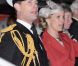 Elizabeth II avait réuni autour d'elle sur la barge royale Spirit of Chartwell le duc d'Edimbourg, le prince Charles et Camilla Parker Bowles, le prince William et Catherine, duchesse de Cambridge (Kate Middleton), et le prince Harry, pour la parade fluviale sur la Tamise du jubilé de diamant, le 3 juin 2012.