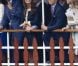 Pippa et James Middleton lors de la parade fluviale sur la Tamise pour le jubilé de diamant de la reine, à Londres, le 3 juin 2012.