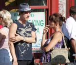 Helena Christensen et Paul Banks