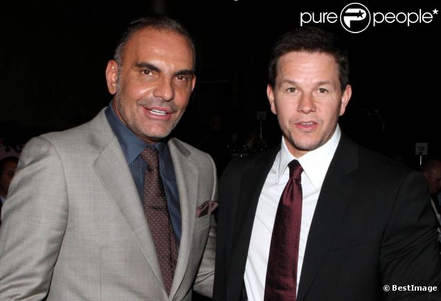 Christian Audigier et Mark Wahlberg au gala Salute to Youth à Los Angeles le 6 juin 2012