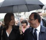 François Hollande et Valérie Trierweiler: Première marche à Tulle en duo élyséen