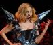 Lady Gaga en concert avec The Monster Ball, à New York, le 9 juin 2010.