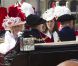 Kate Middleton lors de la cérémonie de l'Ordre de la Jarretière au château Windsor, à Londres, le 18 juin 2012