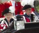 La reine Elizabeth II et le prince Philip lors de la cérémonie de l'Ordre de la Jarretière au château Windsor, à Londres, le 18 juin 2012