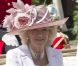 Camilla Parker Bowles lors de la cérémonie de l'Ordre de la Jarretière au château Windsor, à Londres, le 18 juin 2012