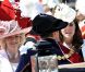Kate Middleton lors de la cérémonie de l'Ordre de la Jarretière se déroulant du château Windsor à la chapelle Saint Georges, le 18 juin 2012