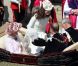 Kate Middleton lors de la cérémonie de l'Ordre de la Jarretière se déroulant du château Windsor à la chapelle Saint Georges, le 18 juin 2012
