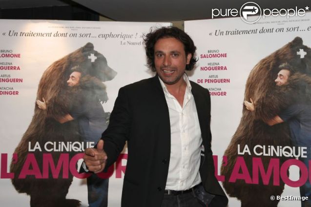 Bruno Salomone, à l'avant-première du film La Clinique de l'Amour au