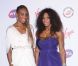 Venus et Serena Williams le 21 juin au Roof Gardens à Kensington durant la soirée pré-Wimbledon