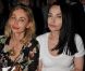 Emmanuelle Béart et Béatrice Dalle lors du défilé de mode haute couture Zahia automne-hiver 2012-2013 le 2 juillet 2012 à l'hôtel Salomon de  Rothschild  à Paris