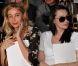 Emmanuelle Béart et Béatrice Dalle lors du défilé de mode haute couture Zahia automne-hiver 2012-2013 le 2 juillet 2012 à l'hôtel Salomon de  Rothschild  à Paris