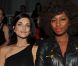 Pauline Delpech et Inna Modja lors du défilé de mode haute couture Zahia automne-hiver 2012-2013 le 2 juillet 2012 à l'hôtel Salomon de  Rothschild  à Paris