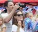 Jennifer Garner et Ben Affleck emmènent leurs filles célébrer la journée nationale des États-Unis et assister à une parade, le 4 juillet 2012 à Los Angeles