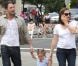 Jennifer Garner et Ben Affleck emmènent leurs filles célébrer la journée nationale des États-Unis et assister à une parade, le 4 juillet 2012 à Los Angeles