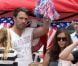 Jennifer Garner et Ben Affleck emmènent leurs filles célébrer la journée nationale des États-Unis et assister à une parade, le 4 juillet 2012 à Los Angeles