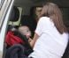Jennifer Garner et Ben Affleck emmènent leurs filles et leur petit Samuel célèbrer la journée nationale des Etats-Unis, le 4 juillet 2012 à Los Angeles