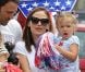 Jennifer Garner et Ben Affleck célèbrent le 4 juillet, fête nationale américaine, en compagnie de leurs deux filles Violet et Seraphina, à Los Angeles