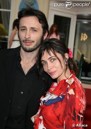 Emmanuelle Béart et son compagnon Michaël Cohen à Cabourg