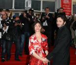 Emmanuelle Béart et son compagnon Michaël Cohen à Cabourg