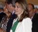 Letizia princesse des Asturies lors de la clôture du 22e congrès de l'European Association for Cancer Research (EACR), à Barcelone le 10 juillet 2012.