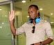 Didier Drogba, nouveau joueur du Shanghai Senshua, arrive à l'aéroport le 14 juillet 2012