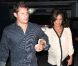 Nick Lachey et Vanessa Minnillo, enceinte, ont célébré leur premier anniversaire de mariage dans un restaurant de West Hollywood, à Los Angeles, le 15 juillet 2012.